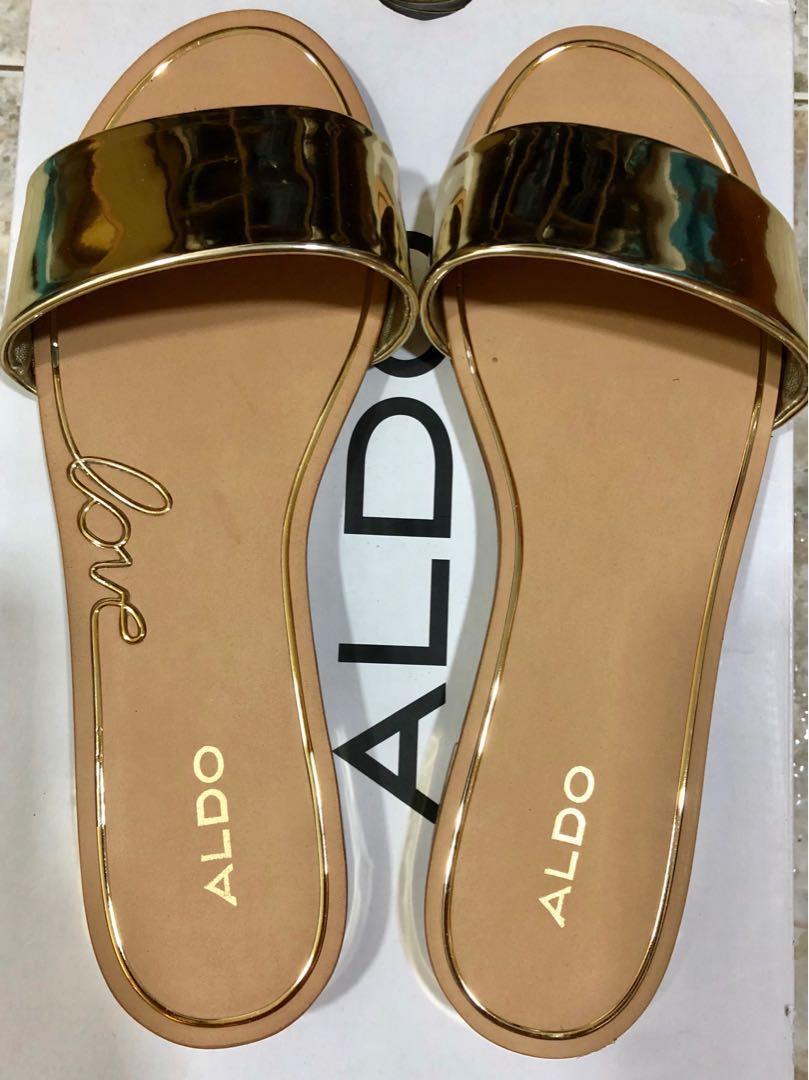 Aldo Gold Sandals