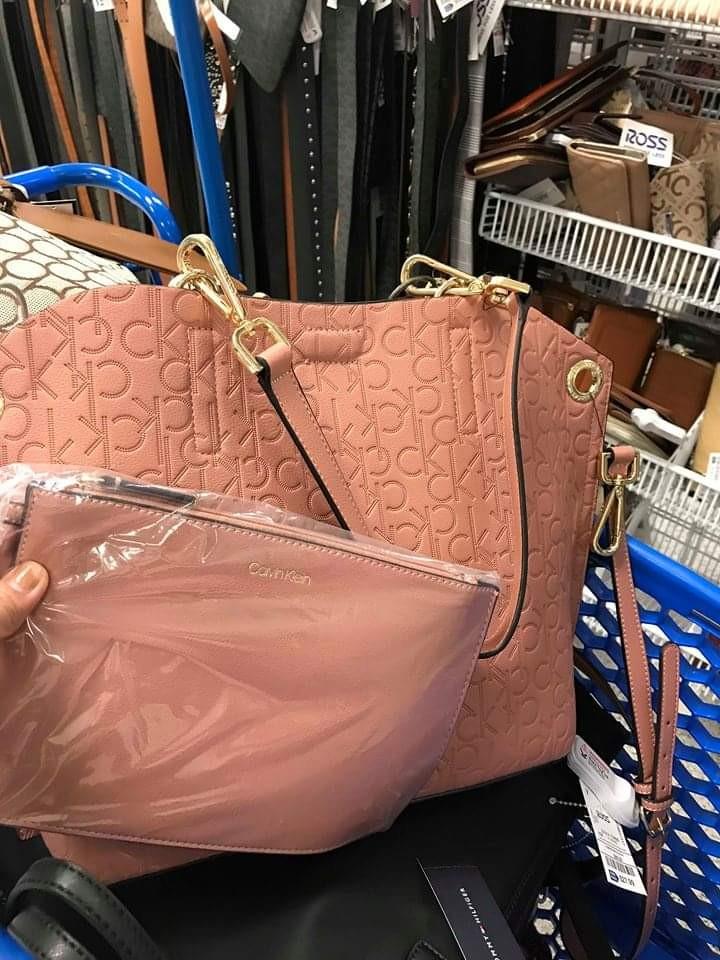 Authentic Calvin Klein Bag and Pouch