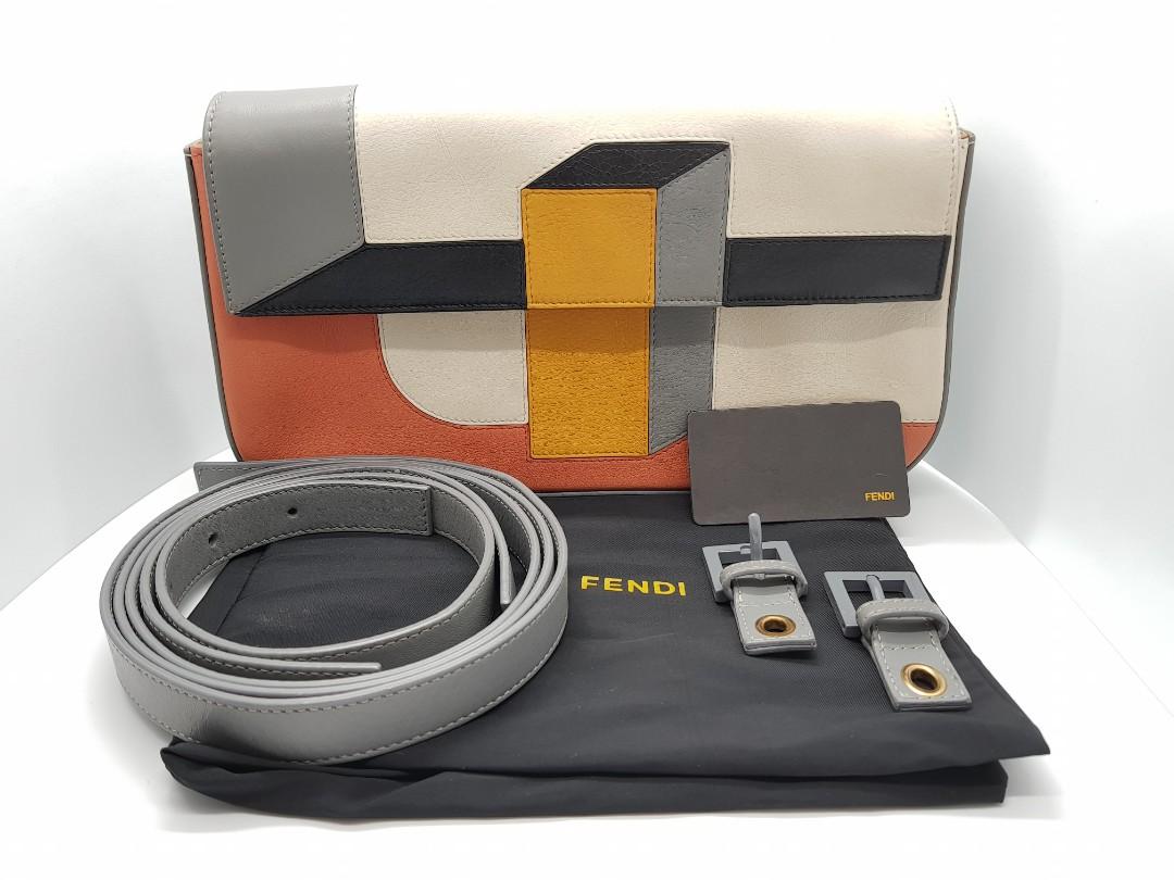 Fendi color block bag clearance