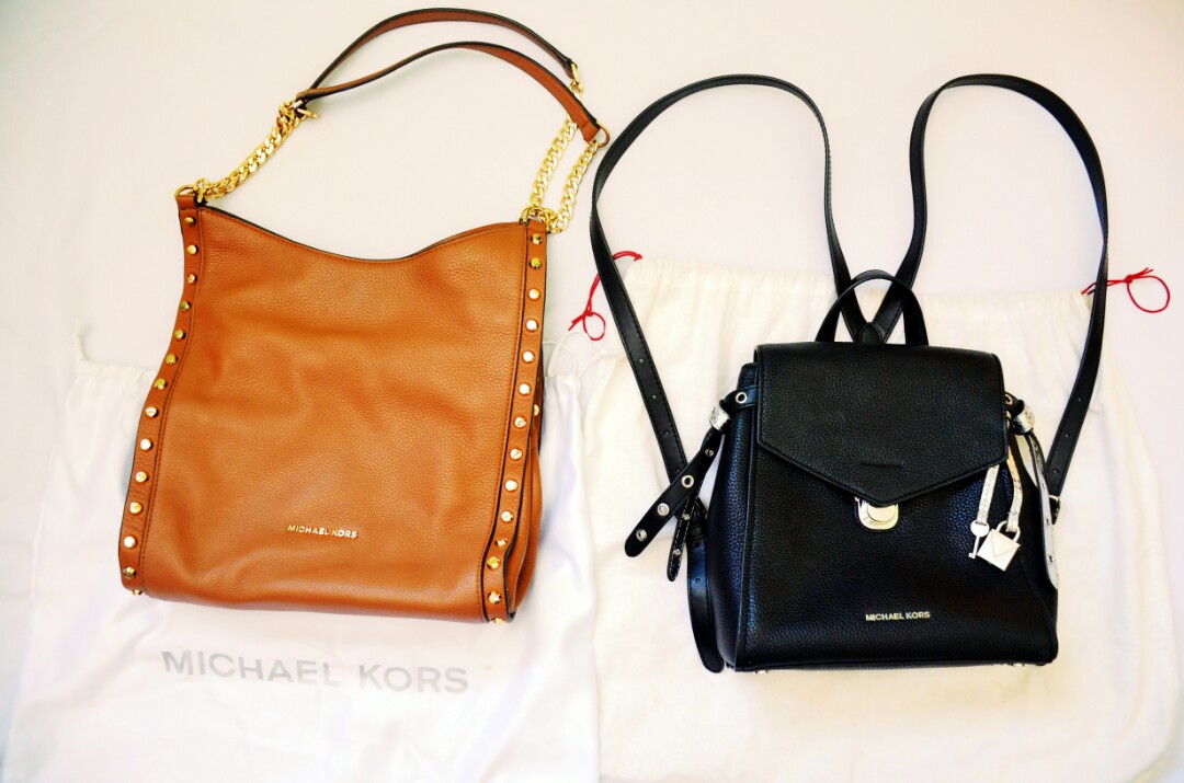 Authentic Michael Kors MK Bristol Mini Backpack Luxury Bags