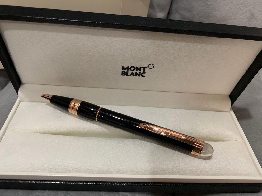 Authentic Montblanc StarWalker Red Gold Resin Luxury Accessories