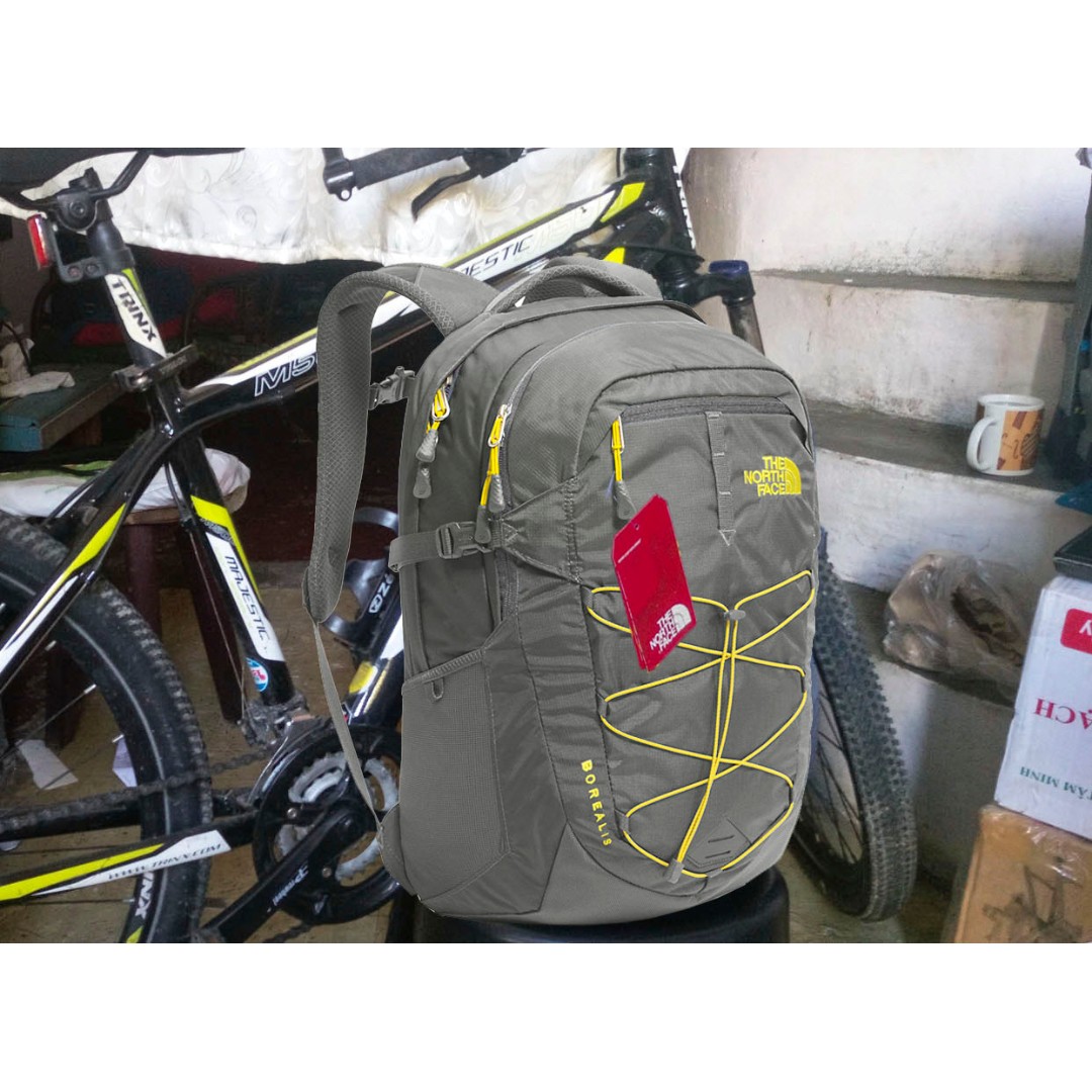Backpack Bag Borealis Gray 100 Original The North Face Made Invietnam Men S Fashion Bags Wallets Backpacks On Carousell