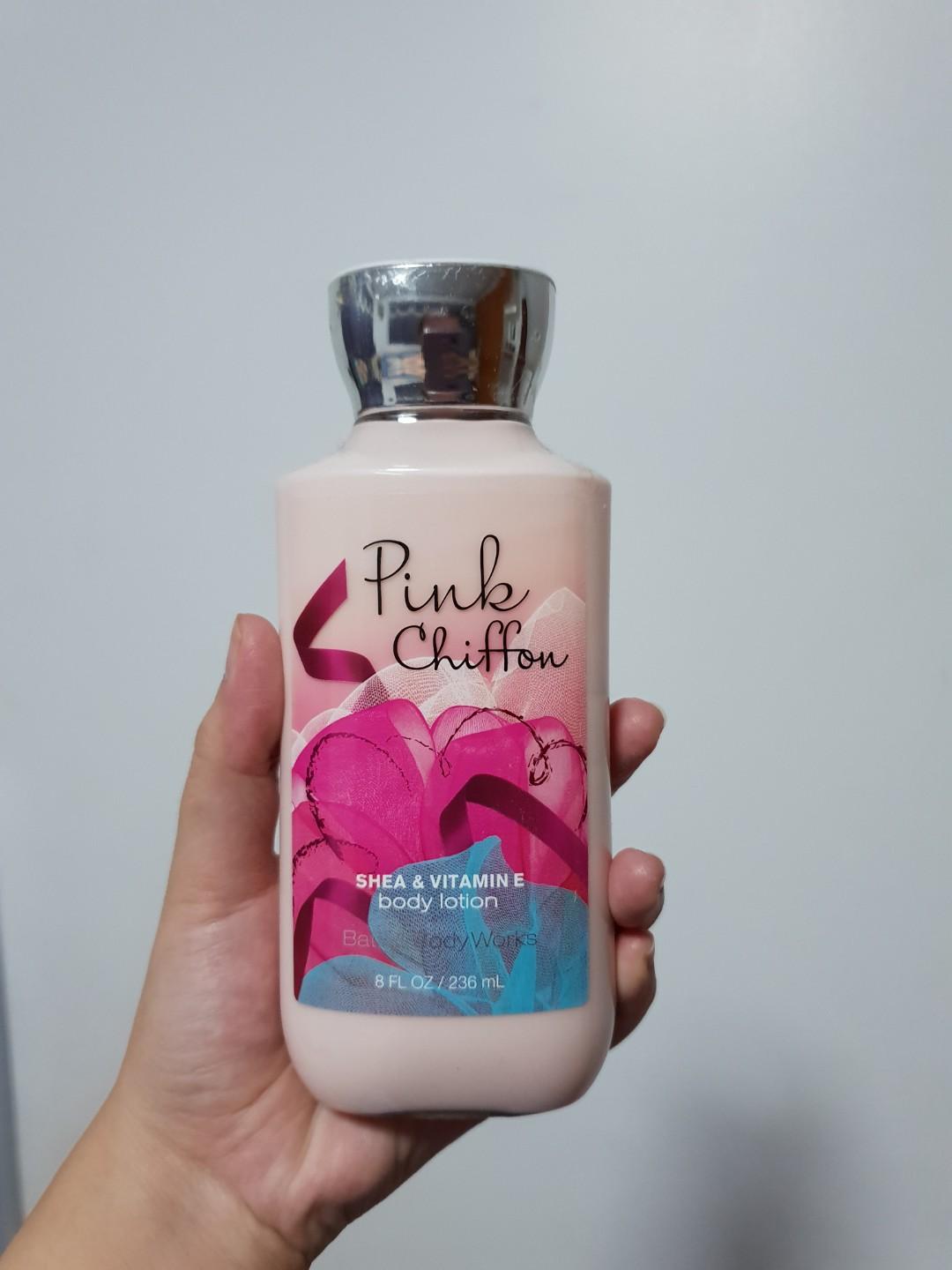 Bath Body Works Pink Chiffon Lotion On Carousell