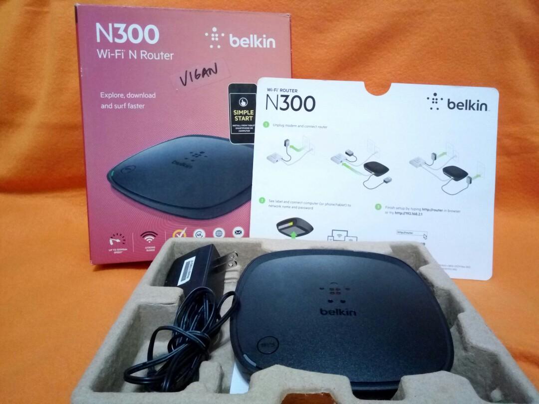 Belkin N300 Wi Fi N Router Electronics Computer Parts