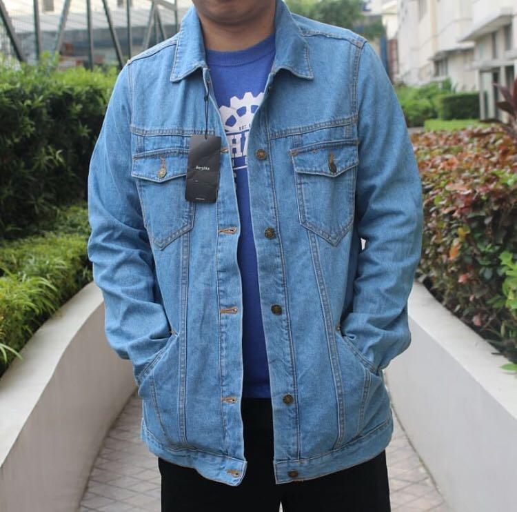 bershka denim jacket men