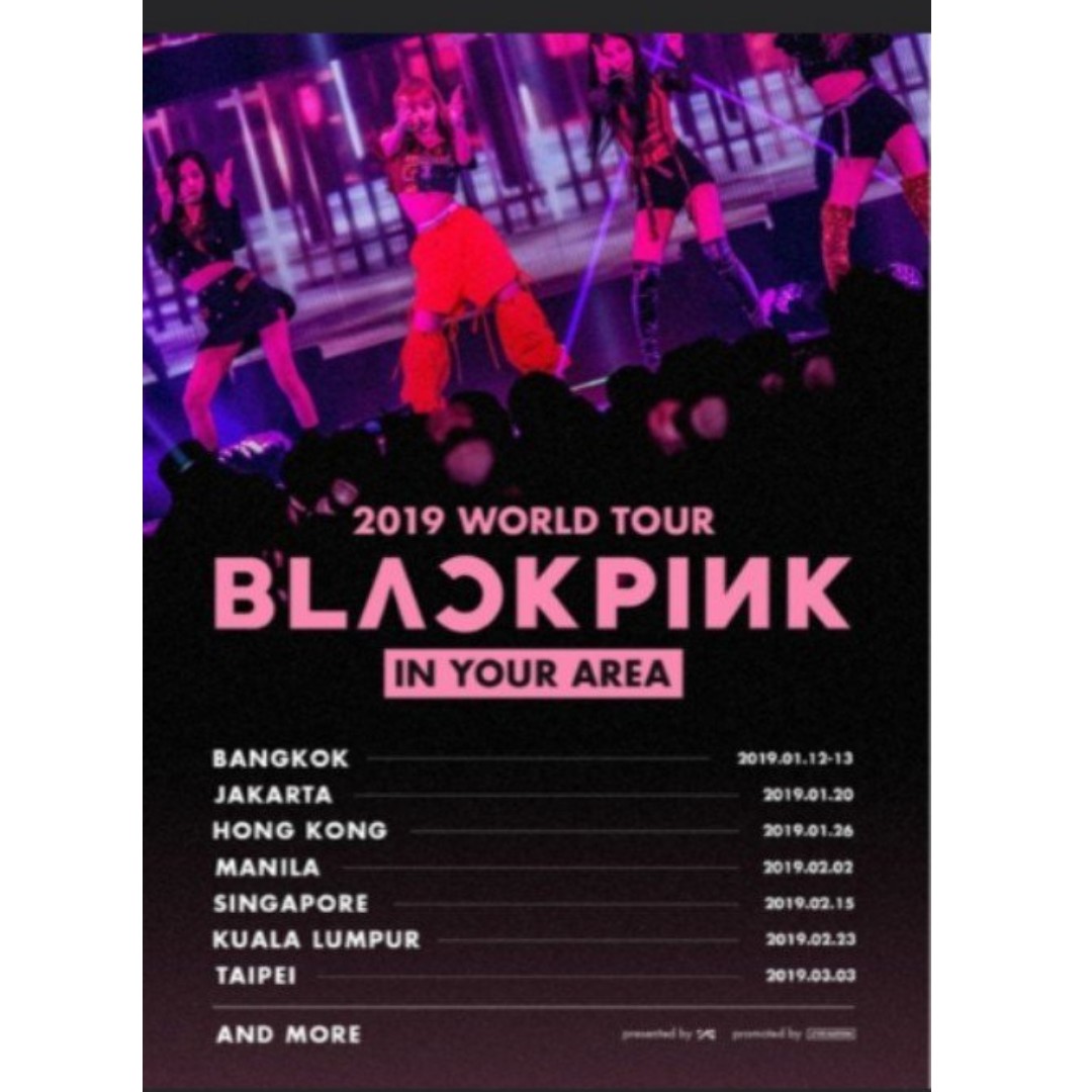 Black Pink Malaysia Concert Blink Zone Standing Entertainment Events Concerts On Carousell
