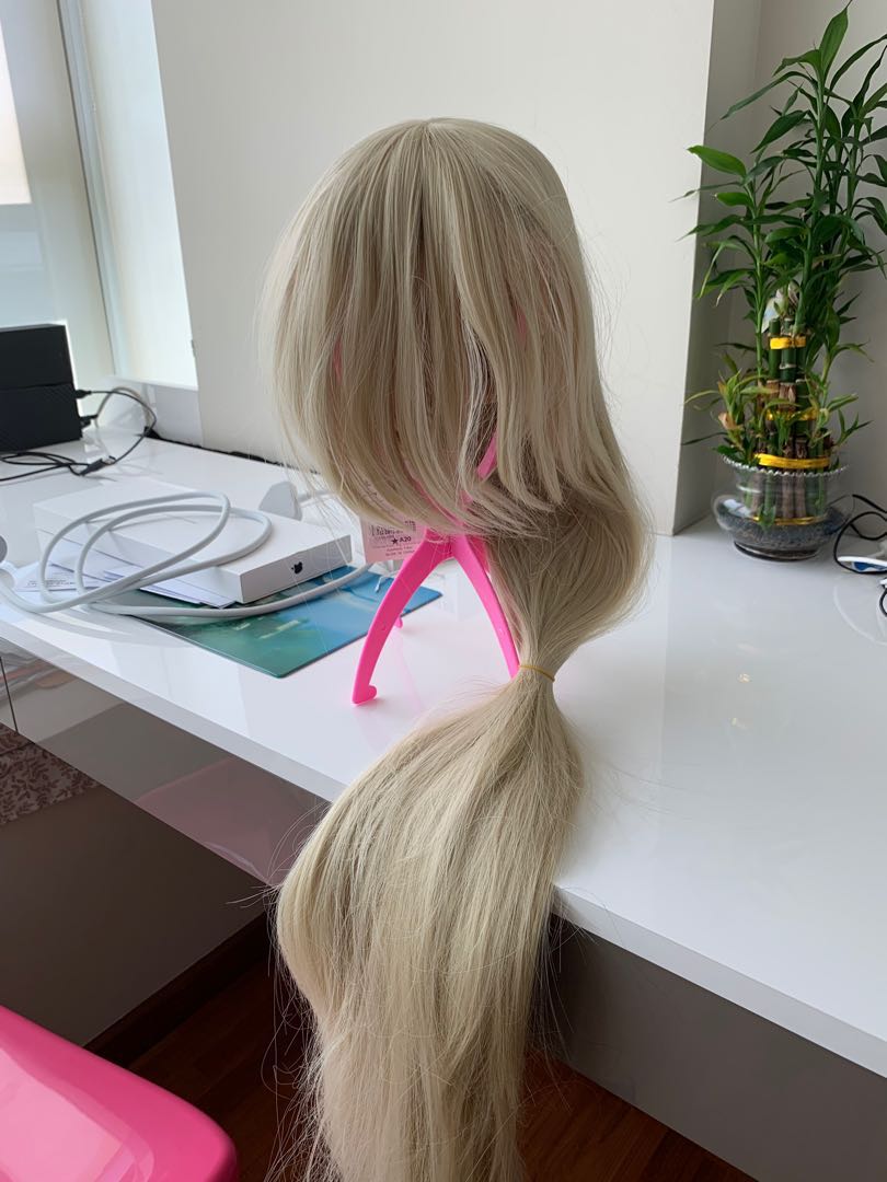 100cm blonde wig