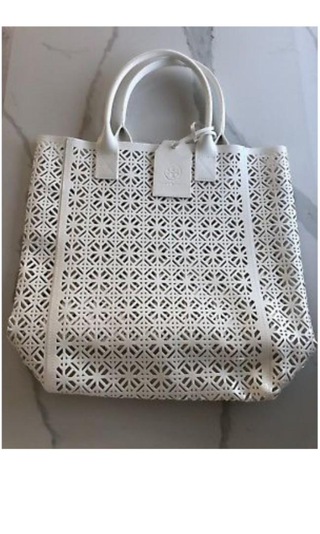 White discount lace bag