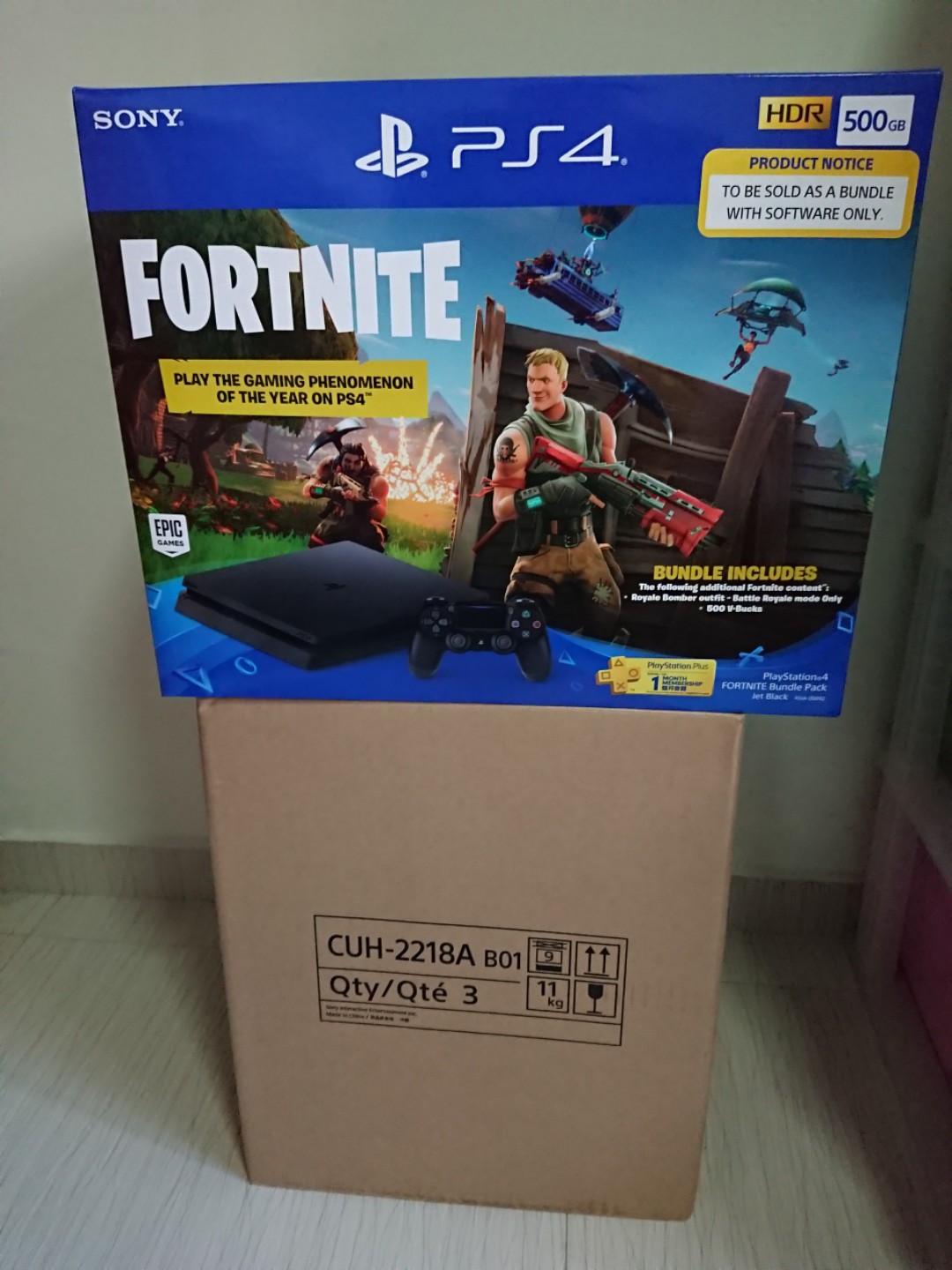 BNIB PS4 Fornite bundle, Video Gaming, Video Game Consoles, PlayStation