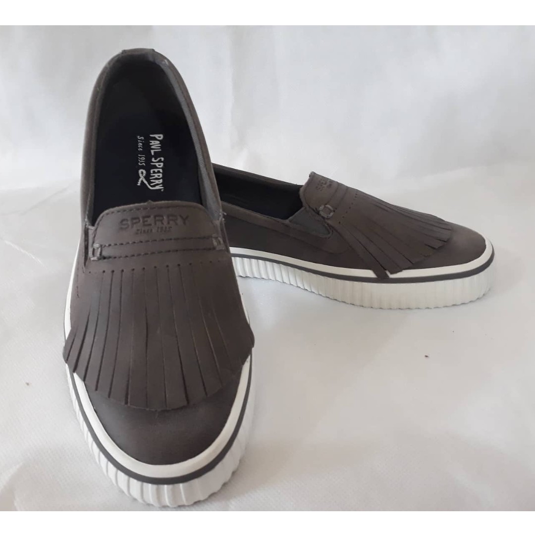 sperry slip on sneakers womens