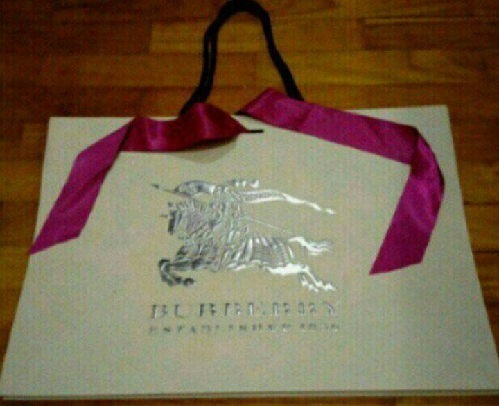 Burberry Paper Bag, Luxury, Bags Wallets on Carousell