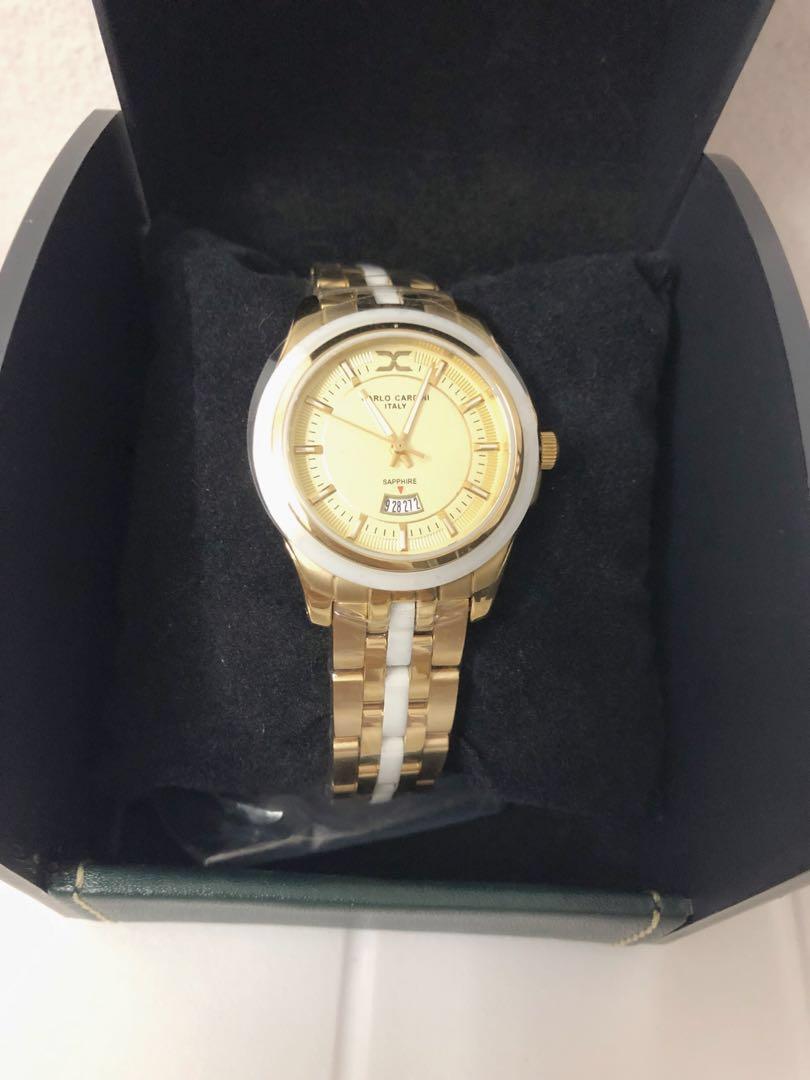 Carlo cardini sapphire watch price on sale