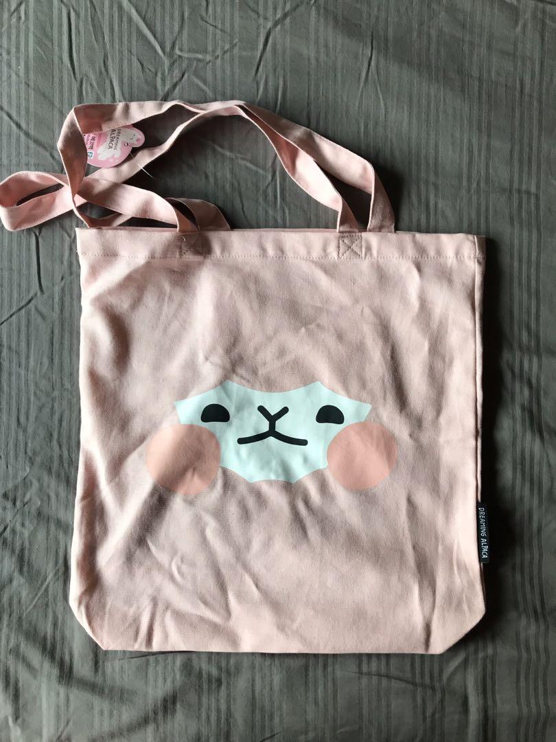 alpaca tote bag