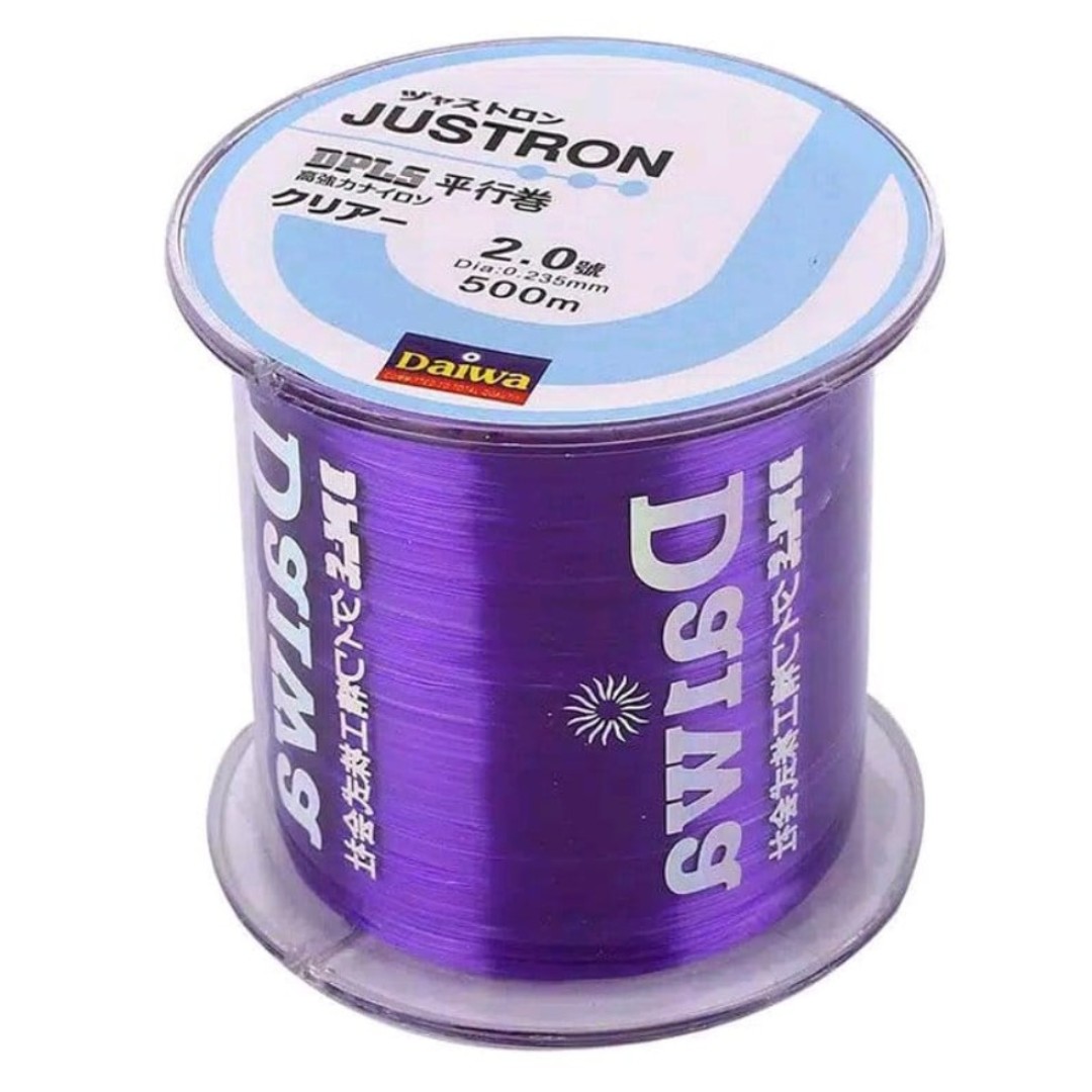 Daiwa Justron Monofilament , Tangsi Fishing Line 500m, Sports