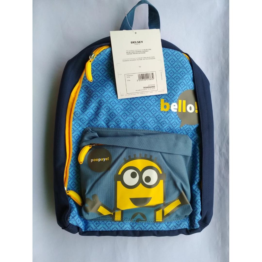 DELSEY PARIS MINION Mini Backpack Babies Kids Going Out