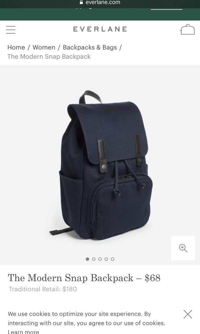 Everlane The Modern Snap Backpack Women s Fashion Bags Wallets Backpacks on Carousell