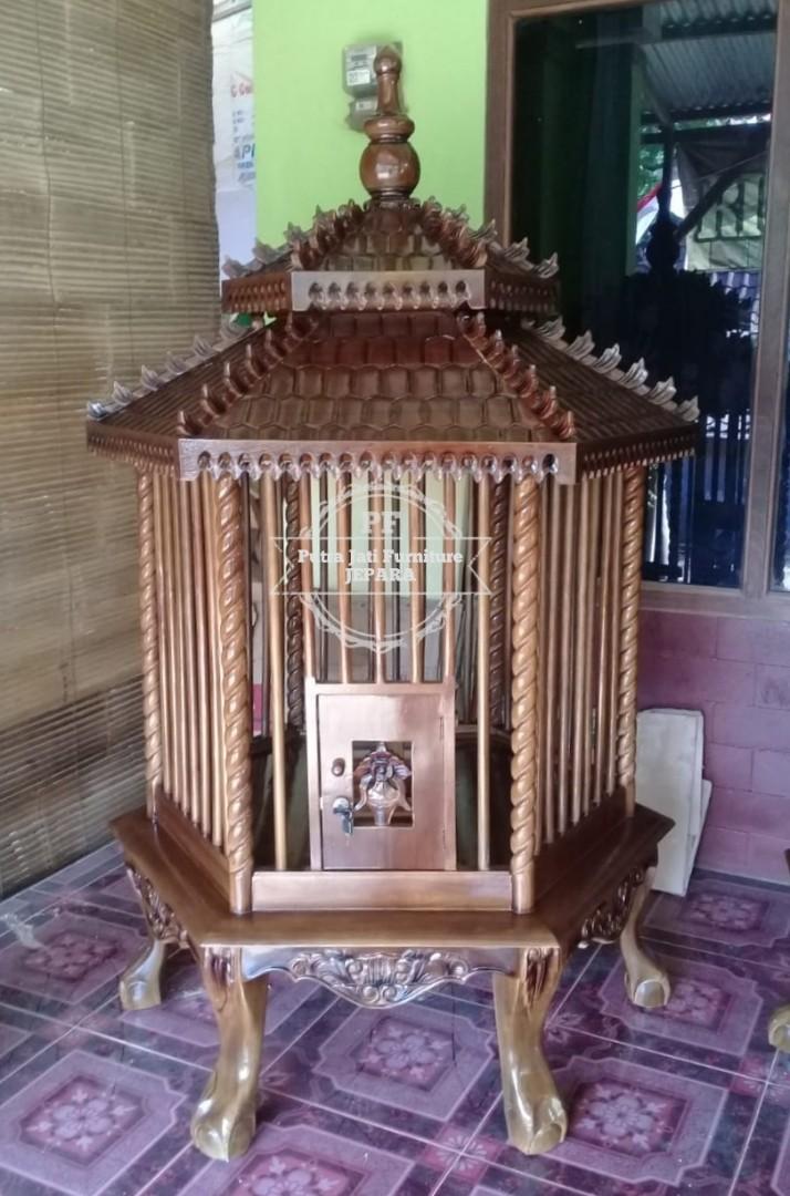 Free Ongkir Sangkar Burung Hias Kandang Ayam Bekisar Jati Antik Furnitur Di Carousell