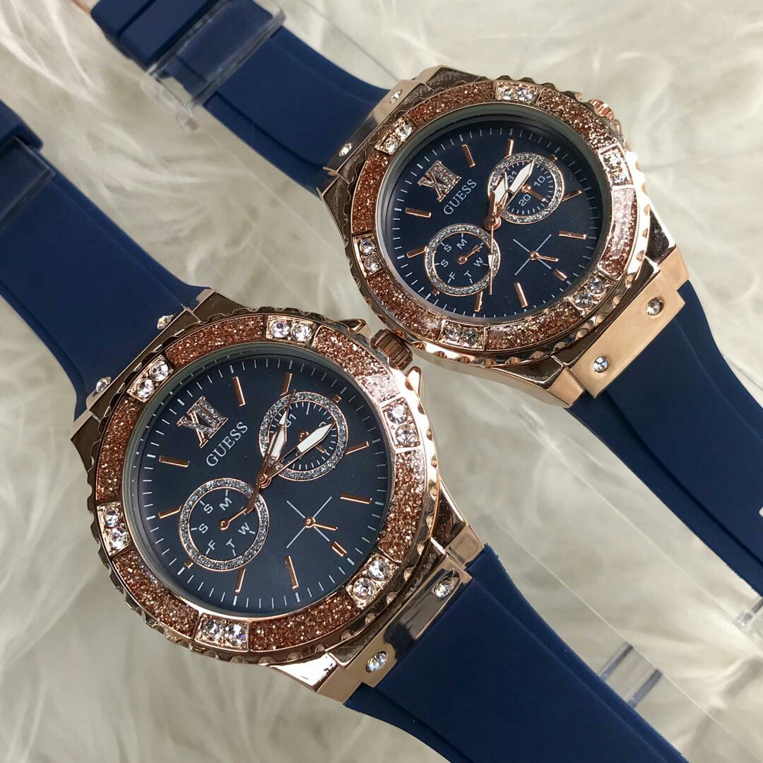 Guess couple watch Luxury Watches on Carousell