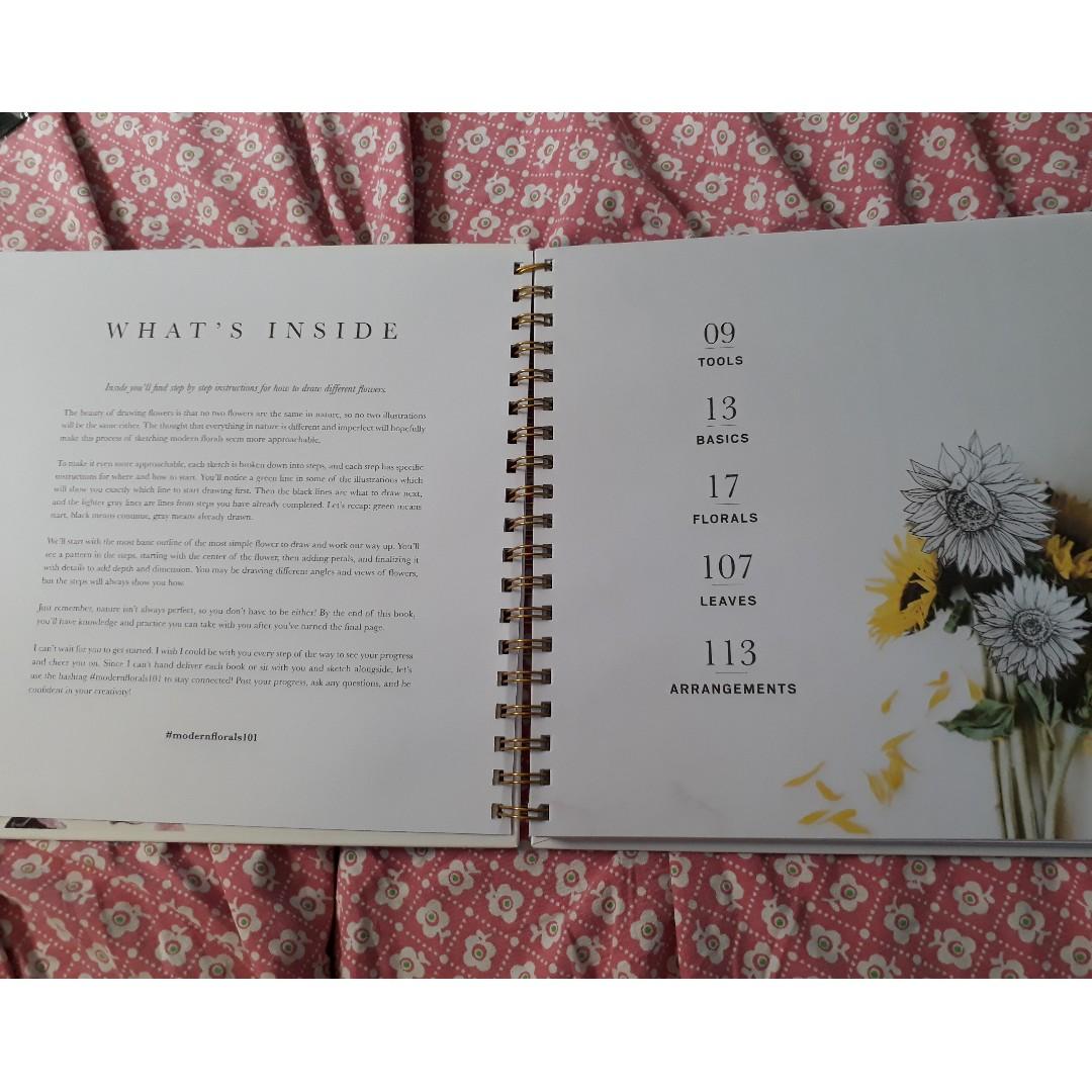 How to draw Modern Florals by Alli Koch (Category: Storybooks) located in Malabon City. Submitted by jaitamayo (Listing ID 203353849, Image 3). Description: How to draw Modern Florals by Alli Koch In excellent condition Flaw: just a crease on the corner 1,200 pesos.