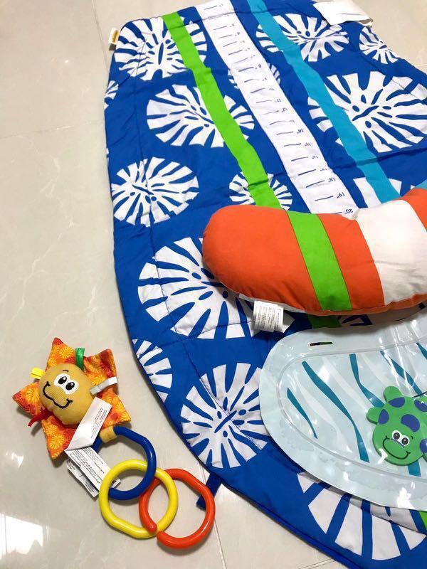 美國infantino Surfboard Tummy Time Mat 嬰兒健身遊戲墊 Babies