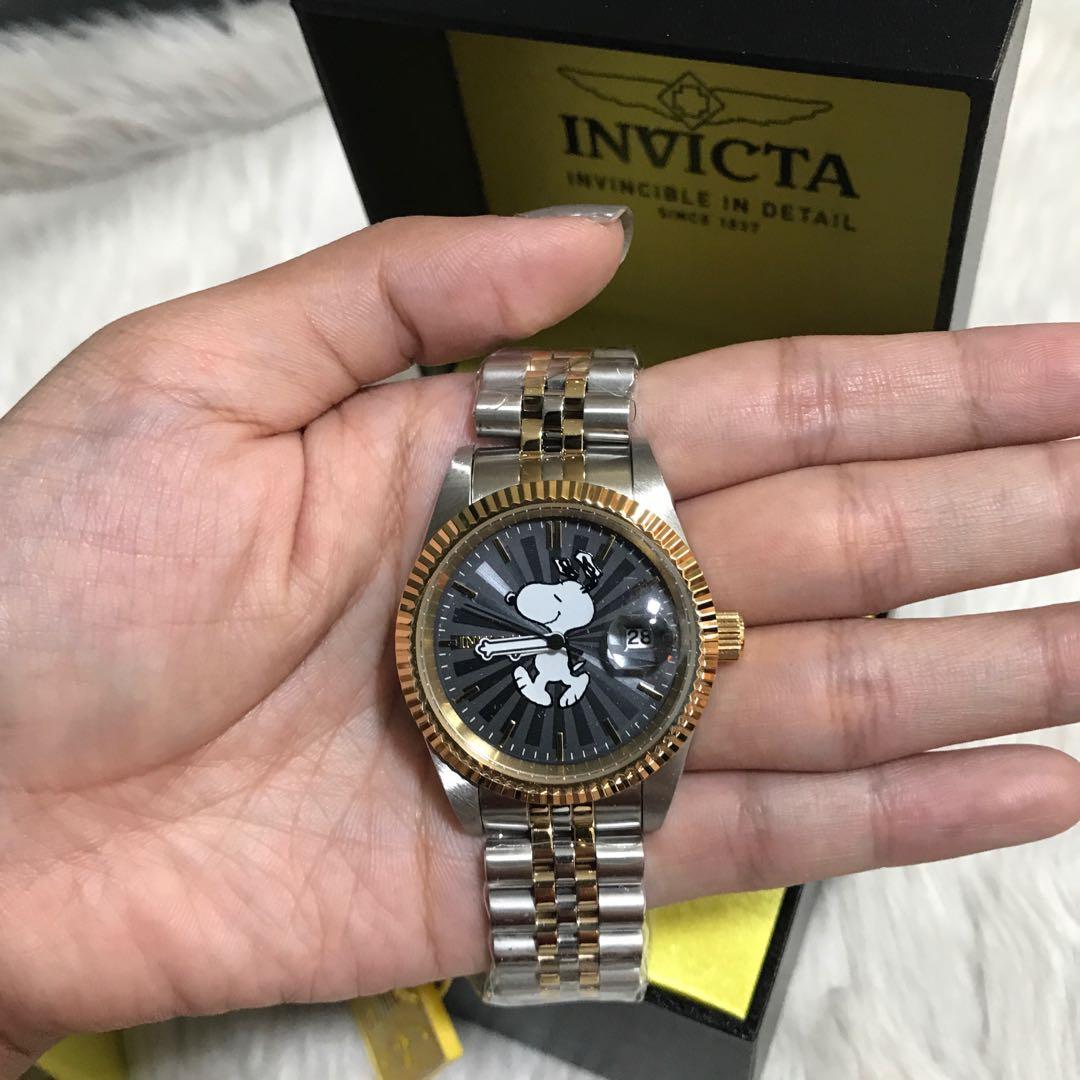 特価店 Invicta Women´s Snoopy Ltd Edition Quartz Crystal Accented Watch  Silvertone Women´s並行輸入 スマホ、タブレット、パソコン
