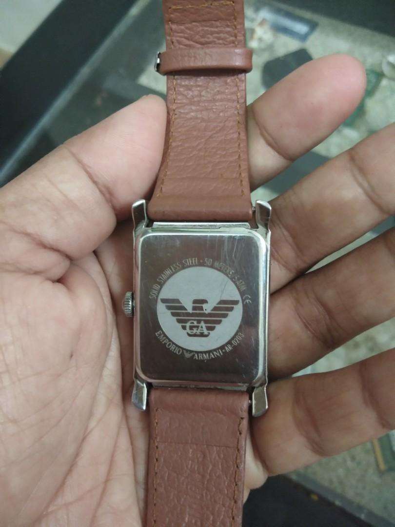 Jam Tangan Emporio Armani Ar0203 Fesyen Pria Jam Tangan Di Carousell