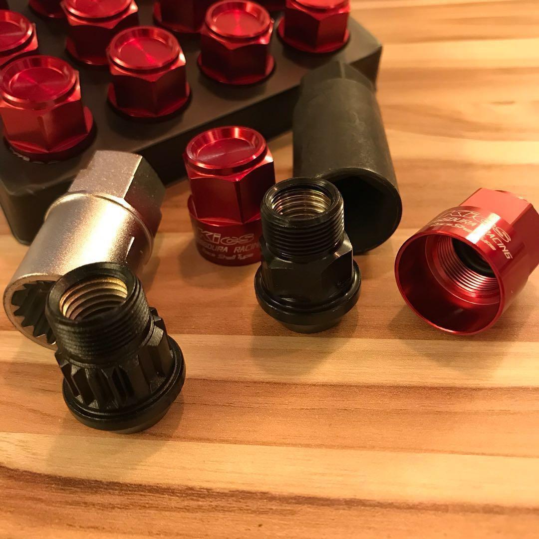 期間限定の激安セール Lock x KYO-EI LEGGDURA P1.5 Nut Type M12 Set