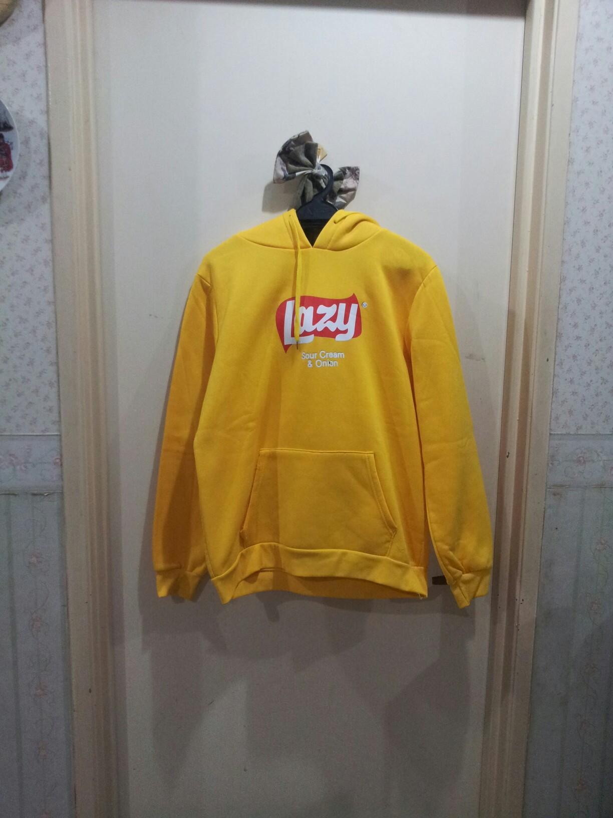 Lazy lays Hoodie L XL Men s Fashion Tops Sets Tshirts
