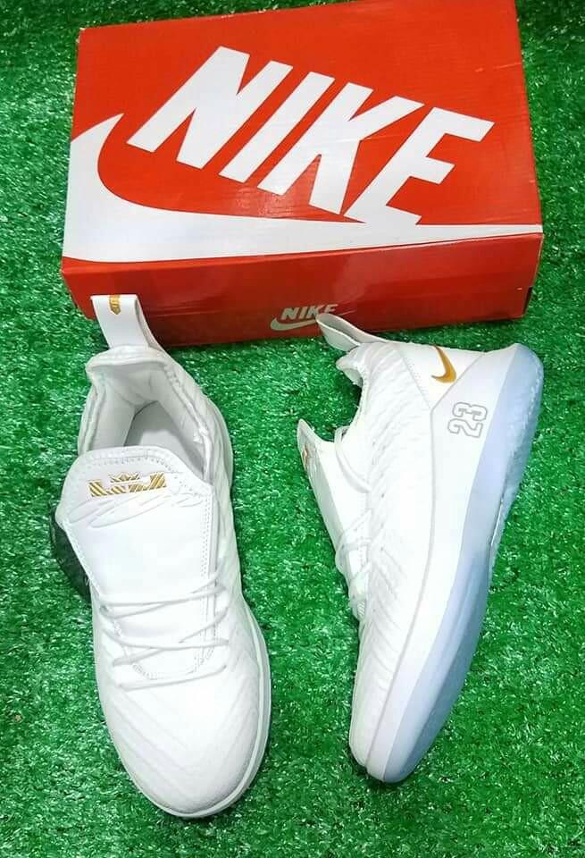 Lebron 16 white gold top