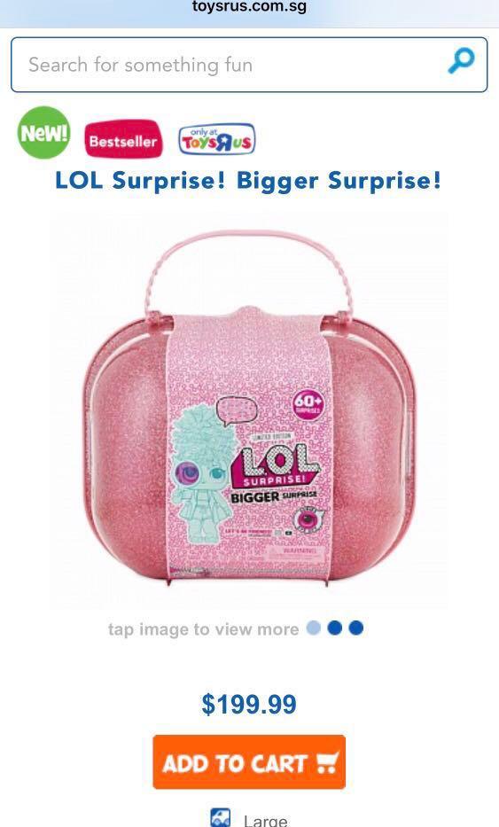 lol bigger surprise in stock