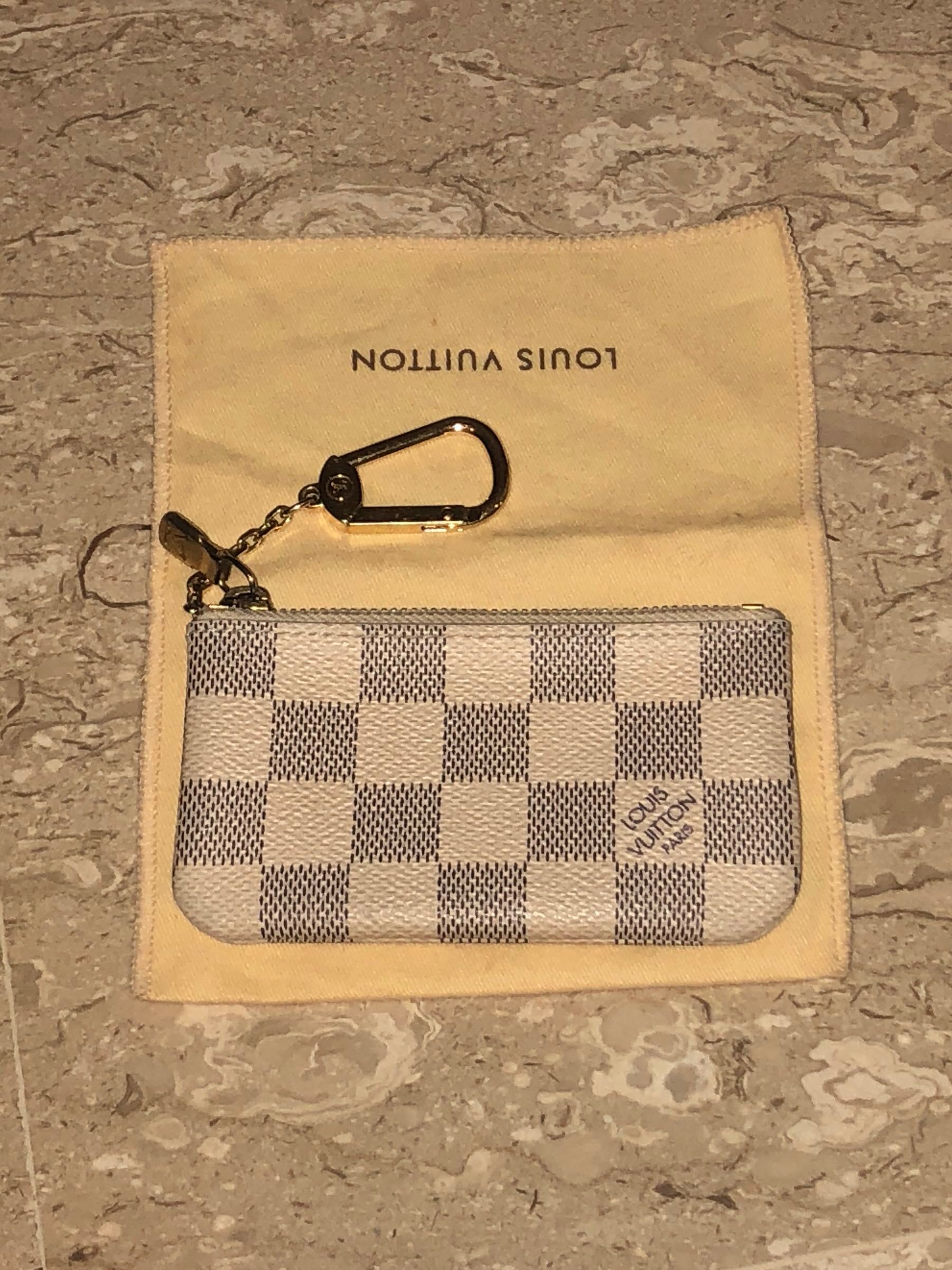 Louis vuitton Damier Azur key pouch🇯🇵, Luxury, Bags & Wallets on Carousell