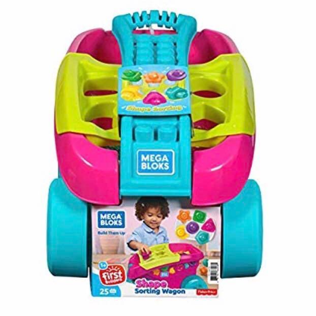 mega bloks shape sorting wagon