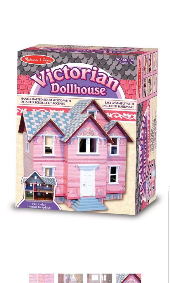 melissa and doug classic heirloom victorian doll house