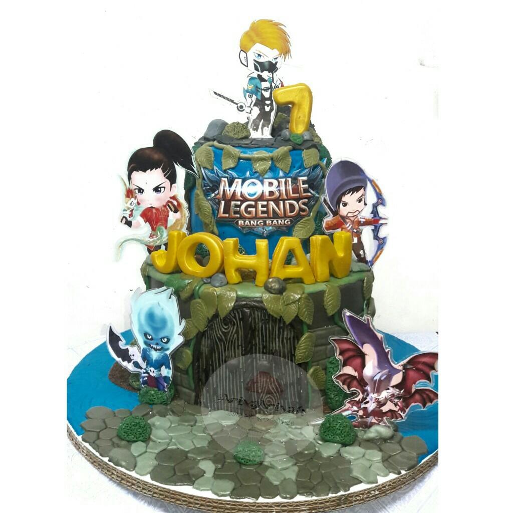 Mobile Legend Theme Cake Food Drinks On Carousell