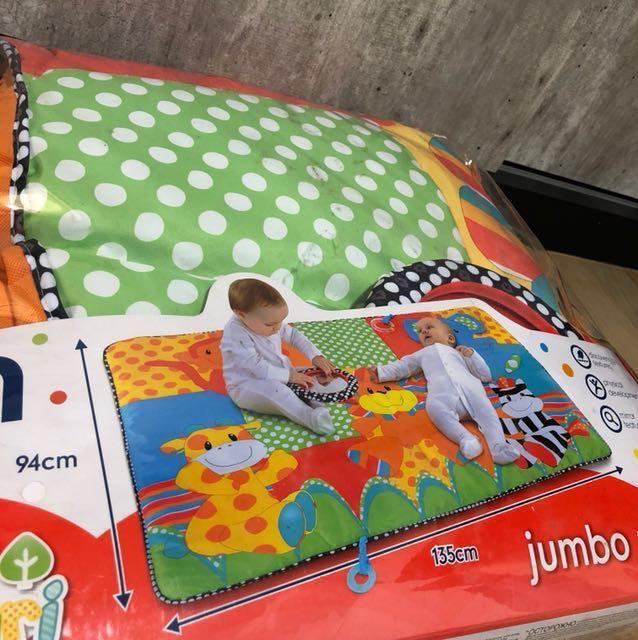Mothercare Baby Safari Jumbo Playmat, Babies & Kids, Infant Playtime on