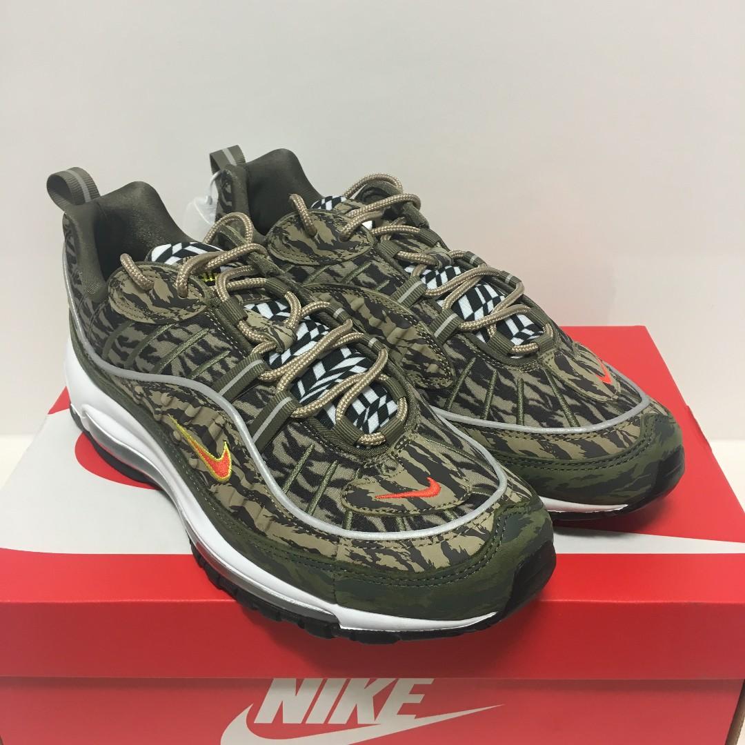Nike Air Max 98 Camo AQ4130 200 US8 UK7 JPN260 Men s Fashion