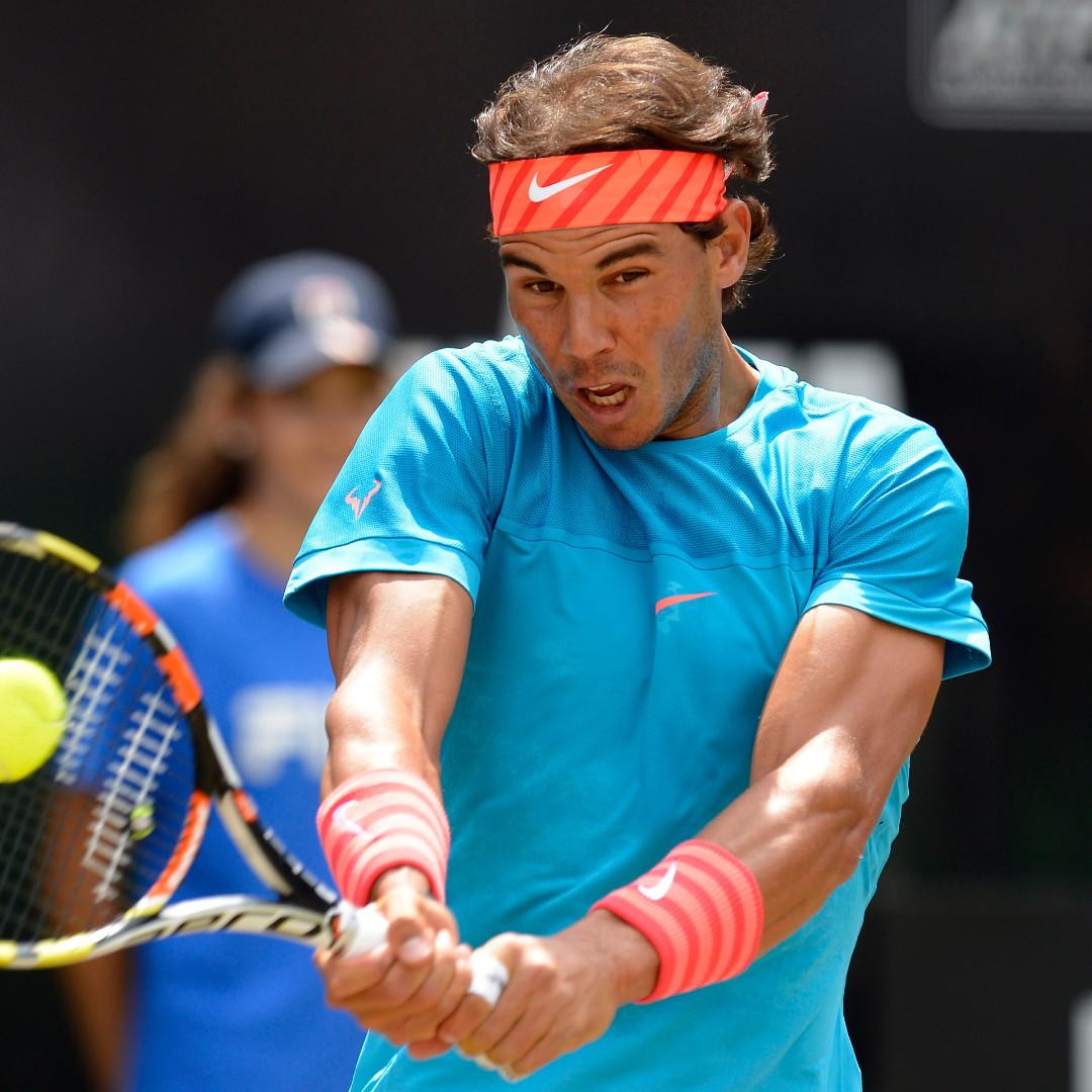 Nike Rafael Nadal Challenger Premier Crew T Shirt Men Blue Sports Sports Apparel On Carousell
