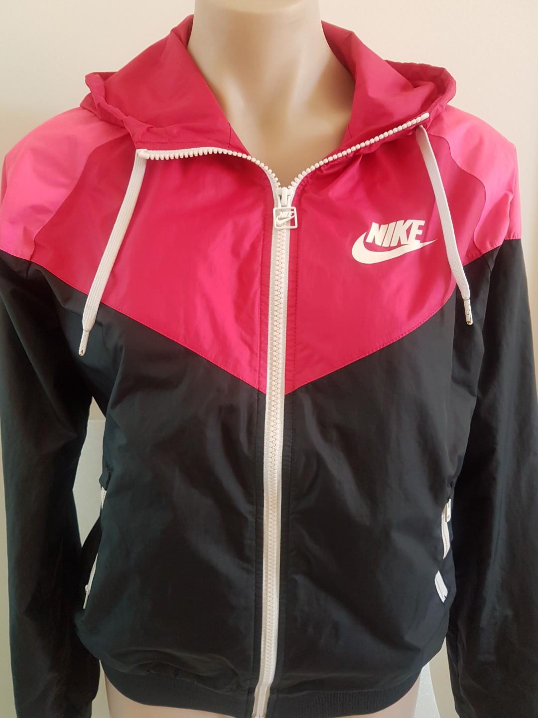 black nike womens windbreaker jacket