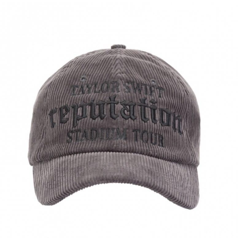 Taylor Swift Reputation Stadium Tour Gray Corduroy Adjustable Hat Reputation Hat | eBay main image 2
