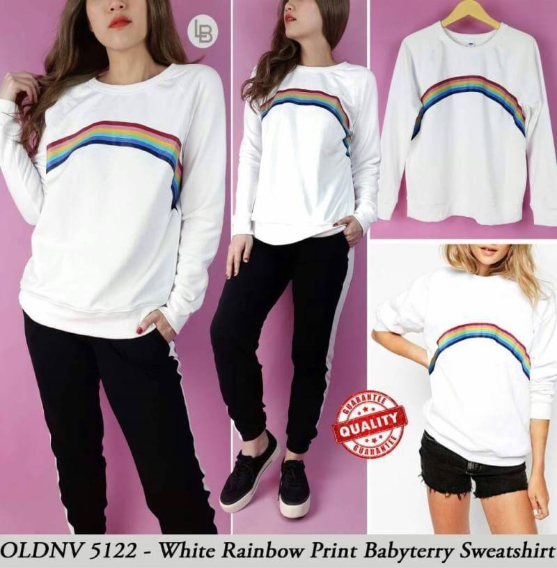 old navy rainbow sweatshirt