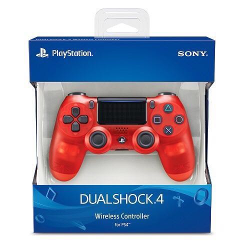 ps4 controller red crystal