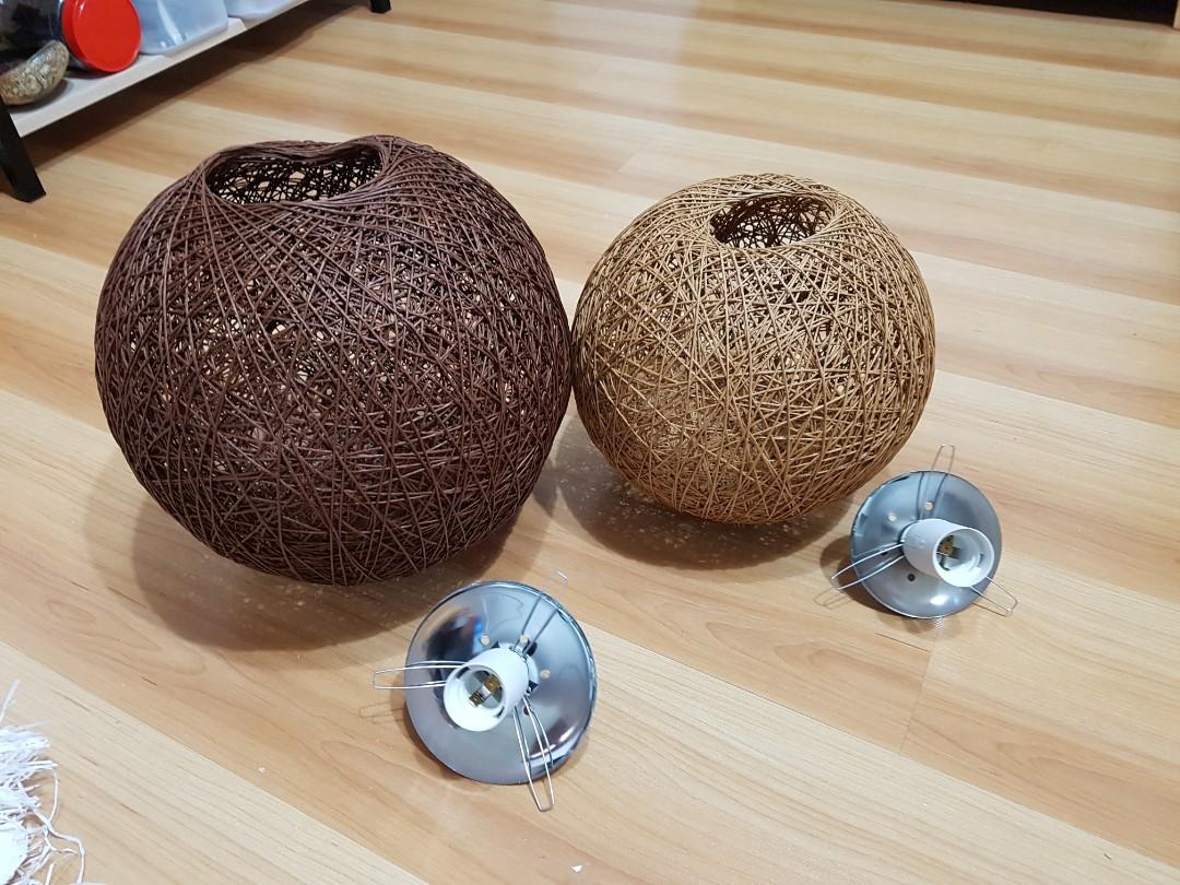 Rattan Ball Lamp Shades Furniture Home Decor Lighting Rattan Ball Lamp Shades Furniture
