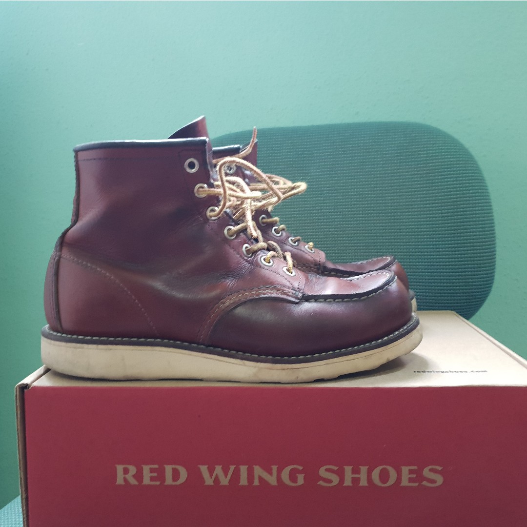 Red wing shop moc toe 875