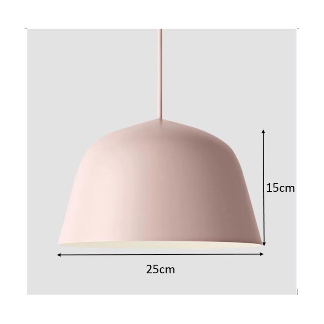 Scandinavian Pendant Light Pink Hdb Bto Furniture Home Decor Lighting Supplies On Carousell