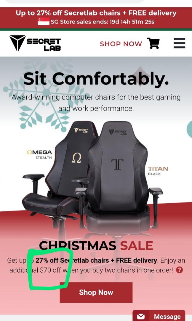 Secretlab New 2018 Furniture Home Living Furniture Chairs on Carousell