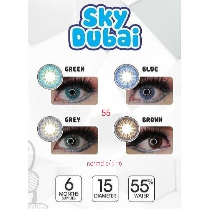 Softlens Sky Dubai Fesyen Wanita Aksesoris Di Carousell