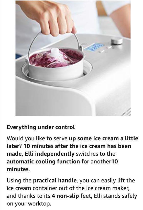 Springlane kitchen elli ice cream maker outlet