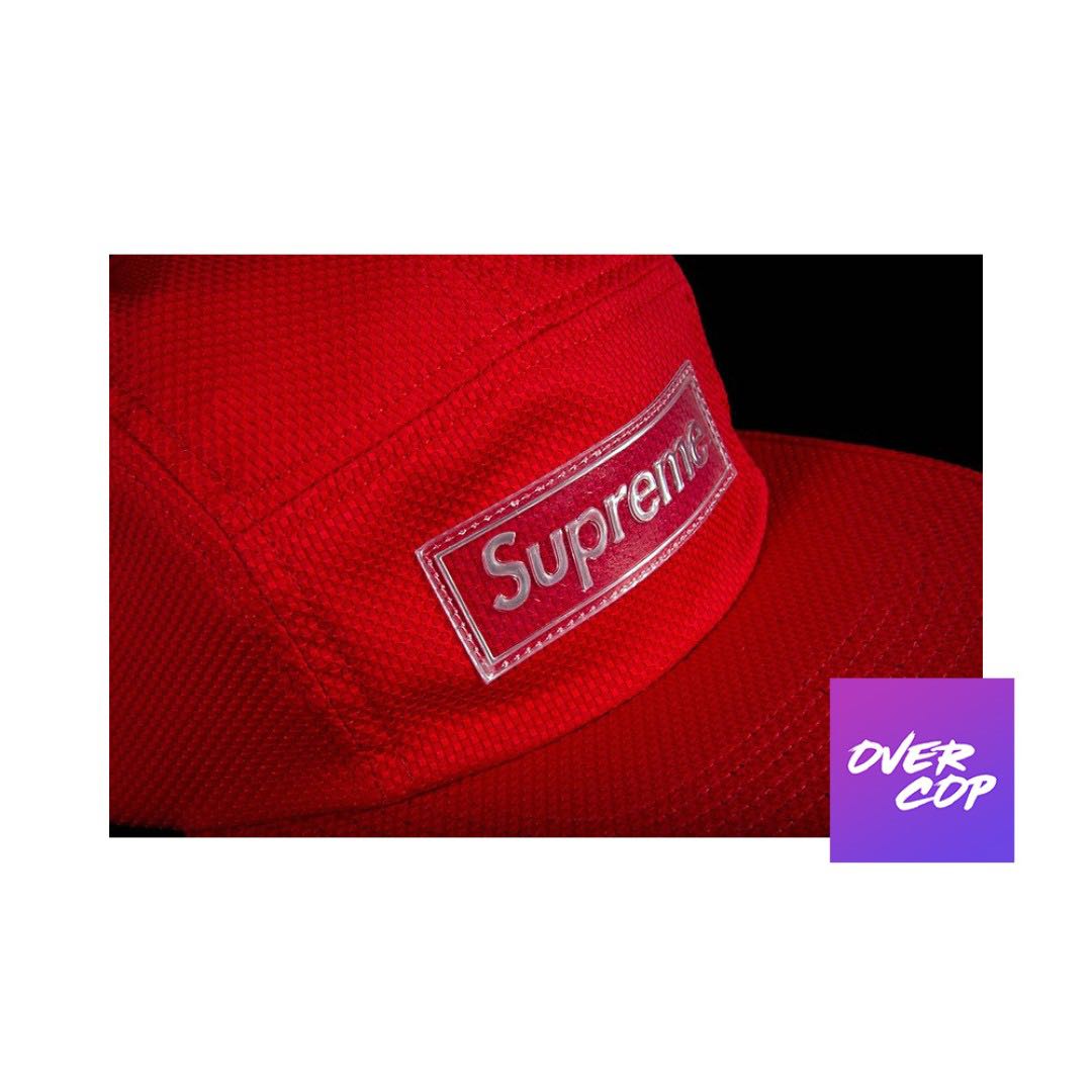 supreme nylon pique camp cap