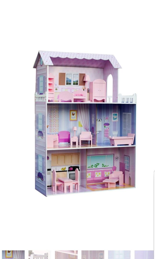 kids wooden dolls house