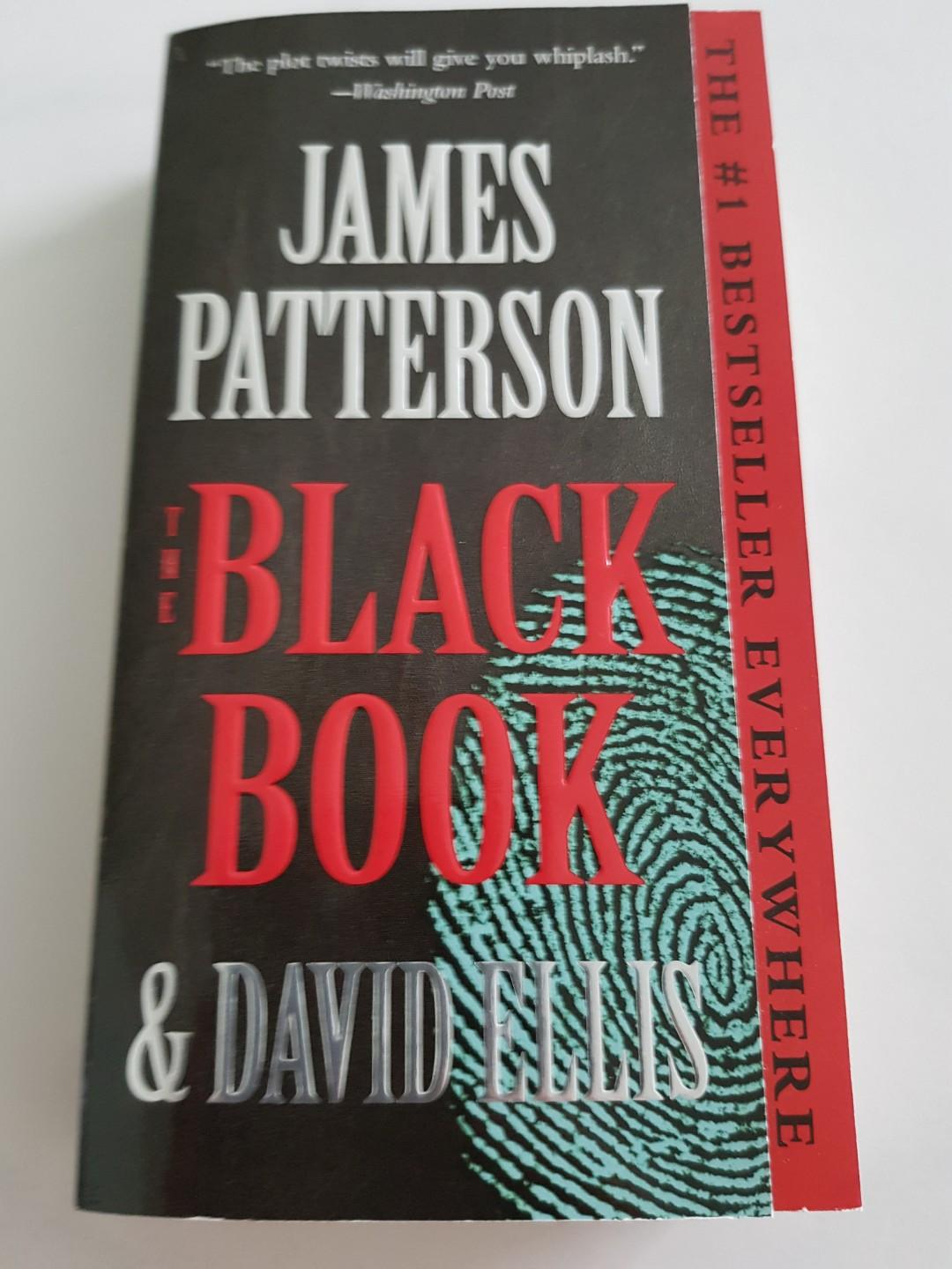 The Black Book By James Patterson Books Stationery Fiction On